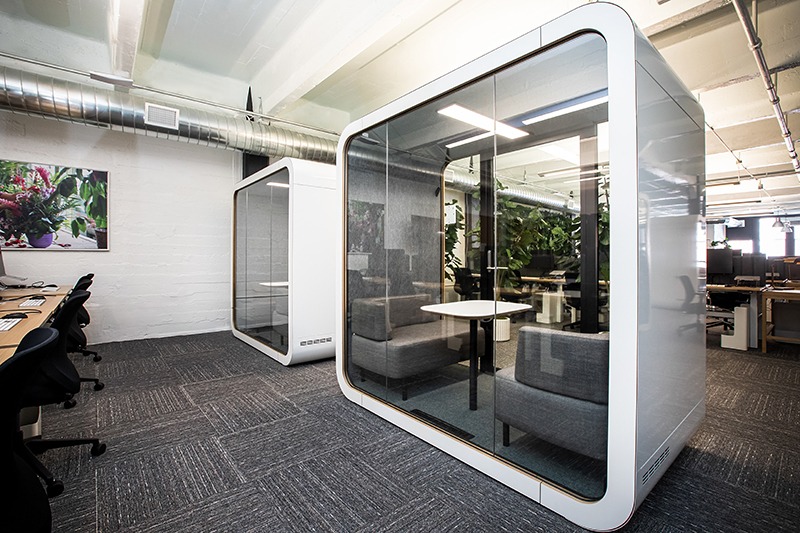 private nook in an office