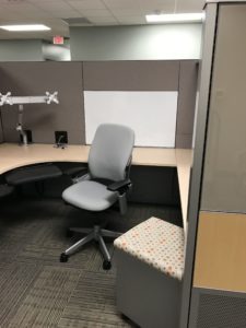 Office Cubicle Walls and Decor with interior design services from Marathon Building Environments