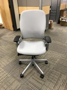Silver Office Chair delivered by Marathon Office Environments