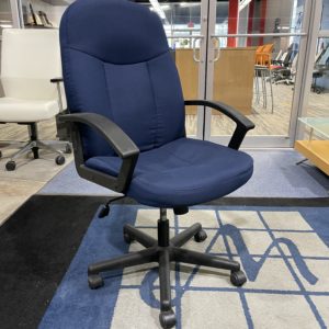 navy conference room chair with adjustable height