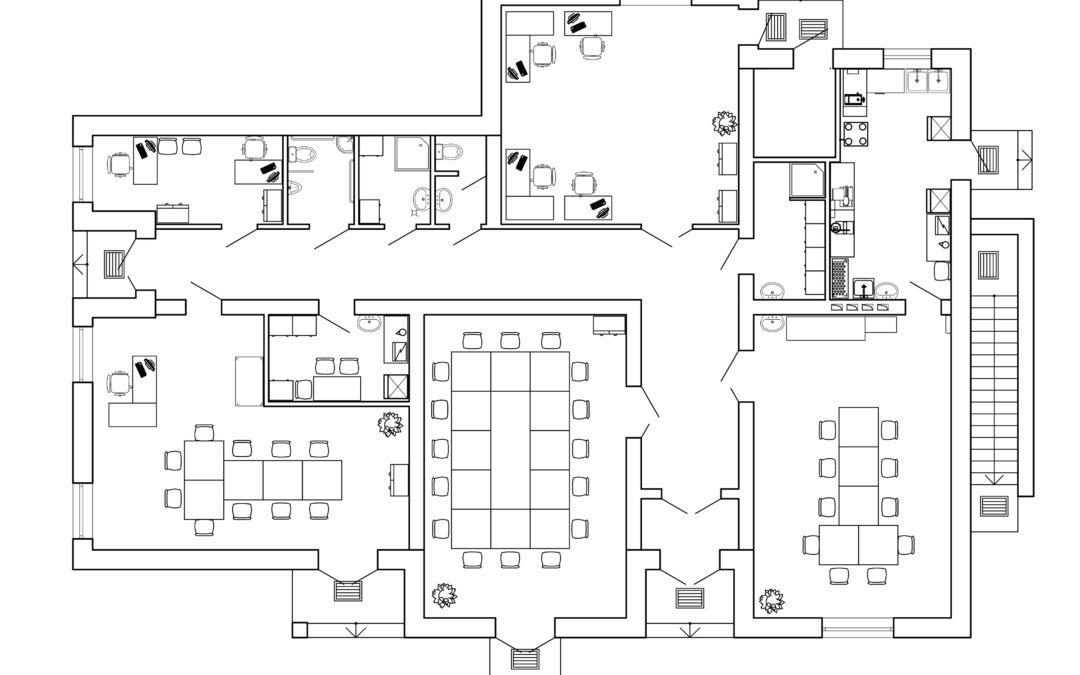 office design floorplan blueprints