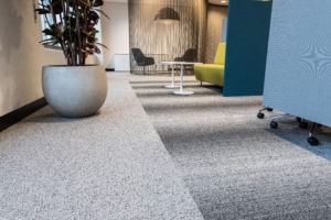 Modern Business Initerior after flooring installation