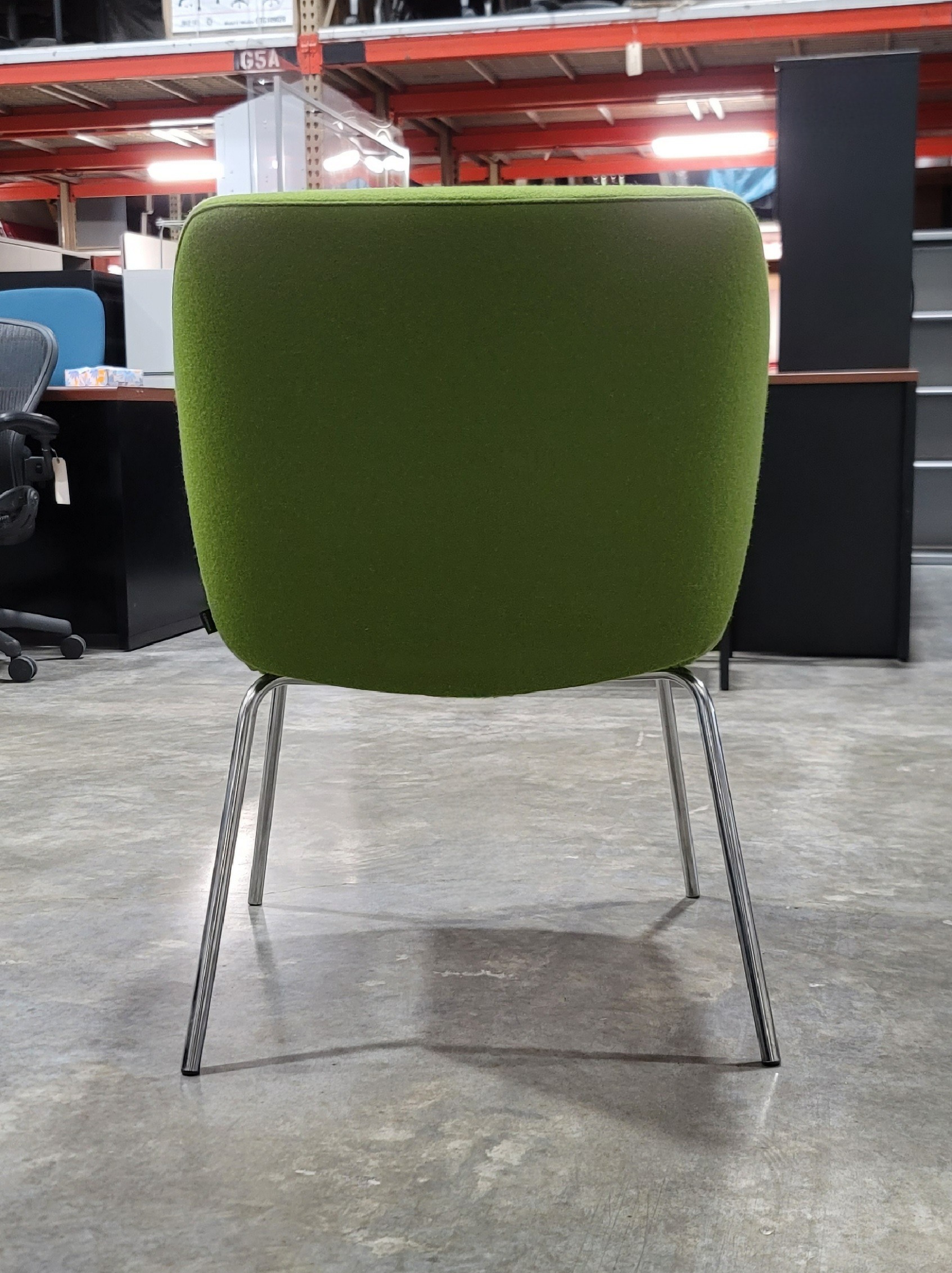 Coalesse Bindu Guest Chair Green Pre Owned