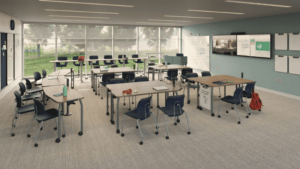 Flexible classroom tables and chairs