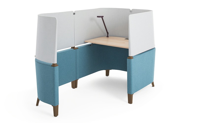 modern cubicle style workstation