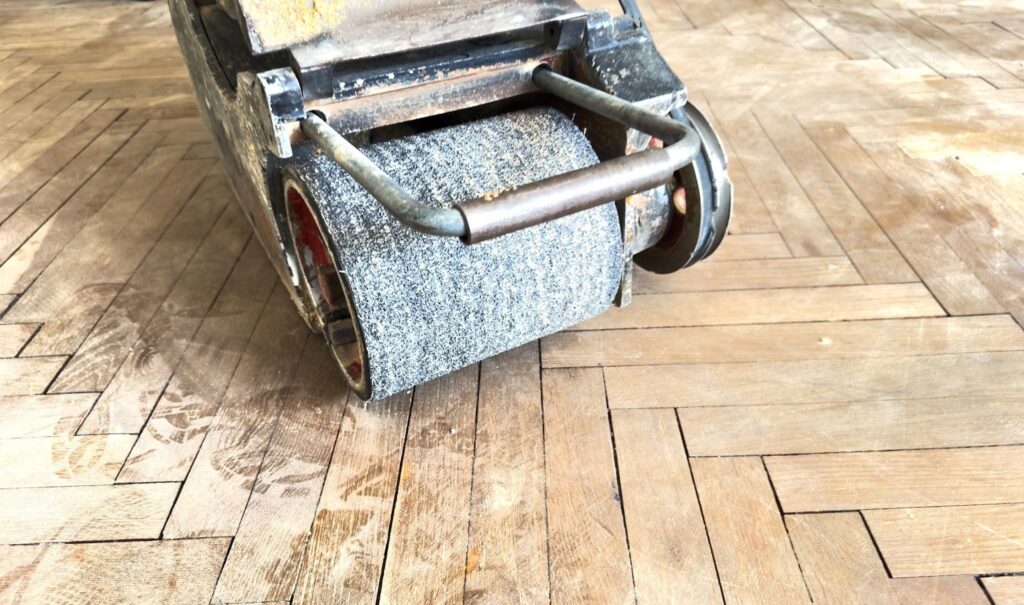 floor sander refinishing hardwood floor