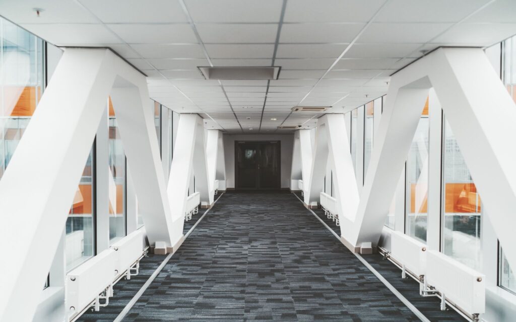 workplace flooring - carpet used for floor noise reduction